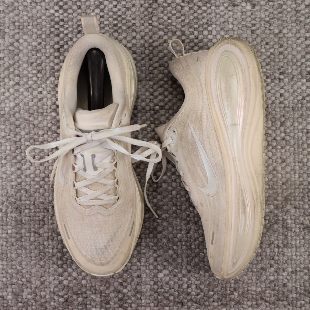 Nike Vomero Plus Running Shoes Womens 9 Cream White DQ9916-100 Good Mesh ZoomX